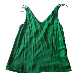 New Massimo Dutti Green Top